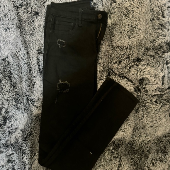 Black ripped skinny jeans - Picture 5 of 5